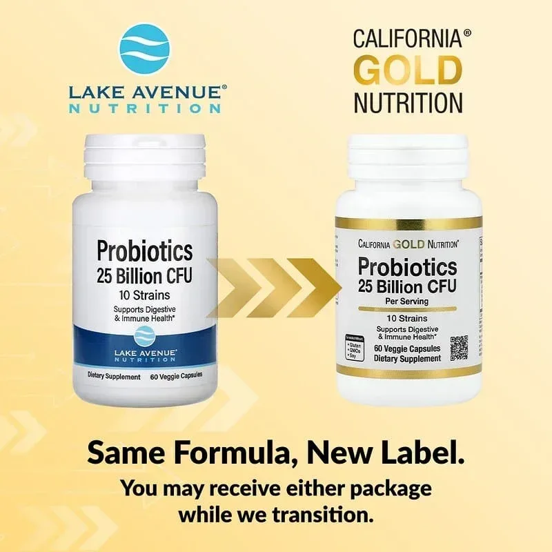 California Gold Nutrition, Probiotics with Lactobacillus acidophilus, Bifidobacterium lactis, Lactobacillus plantarum, and Lactobacillus casei, 10 Strain Blend, 25 Billion CFU - Image 10