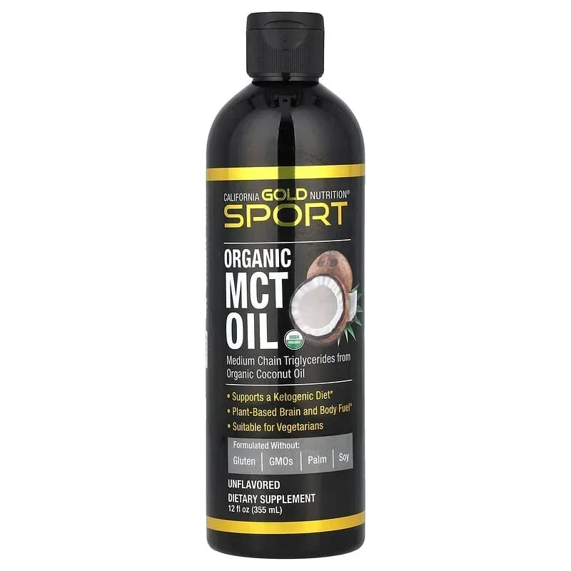 California Gold Nutrition, Sport, Organic MCT Oil, Unflavored