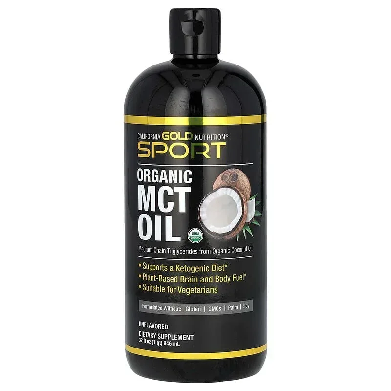 California Gold Nutrition, Sport, Organic MCT Oil, Unflavored - Image 6