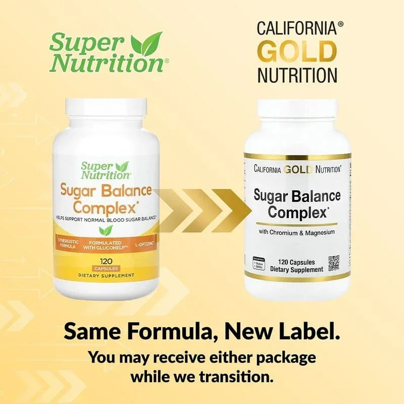 California Gold Nutrition, Sugar Balance Complex with Chromium, Gymnema Sylvestre, Gingko Biloba and Milk Thistle, 120 Capsules - Image 3