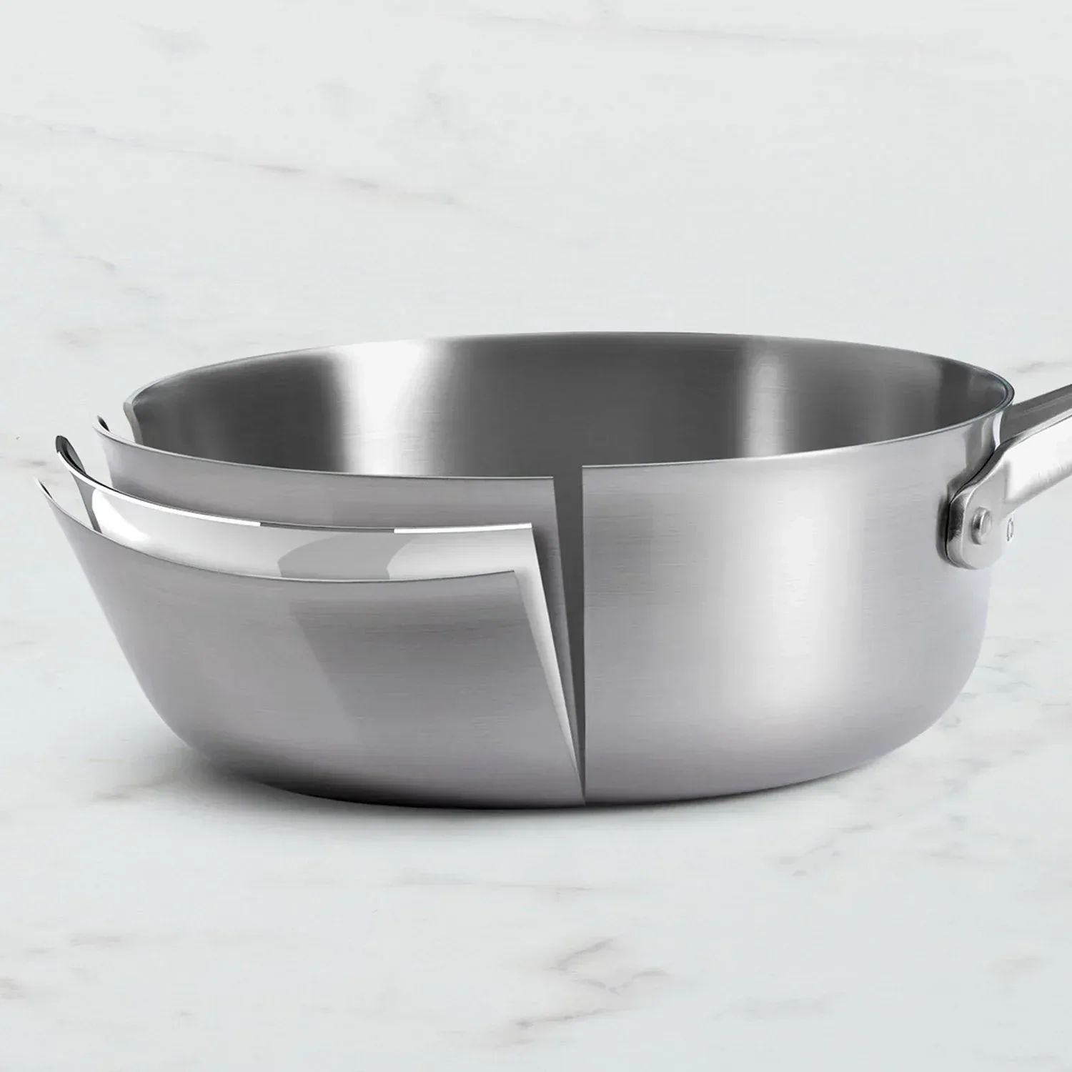 Calphalon Premier 12-Piece Triply Stainless Steel Cookware Set - Image 2
