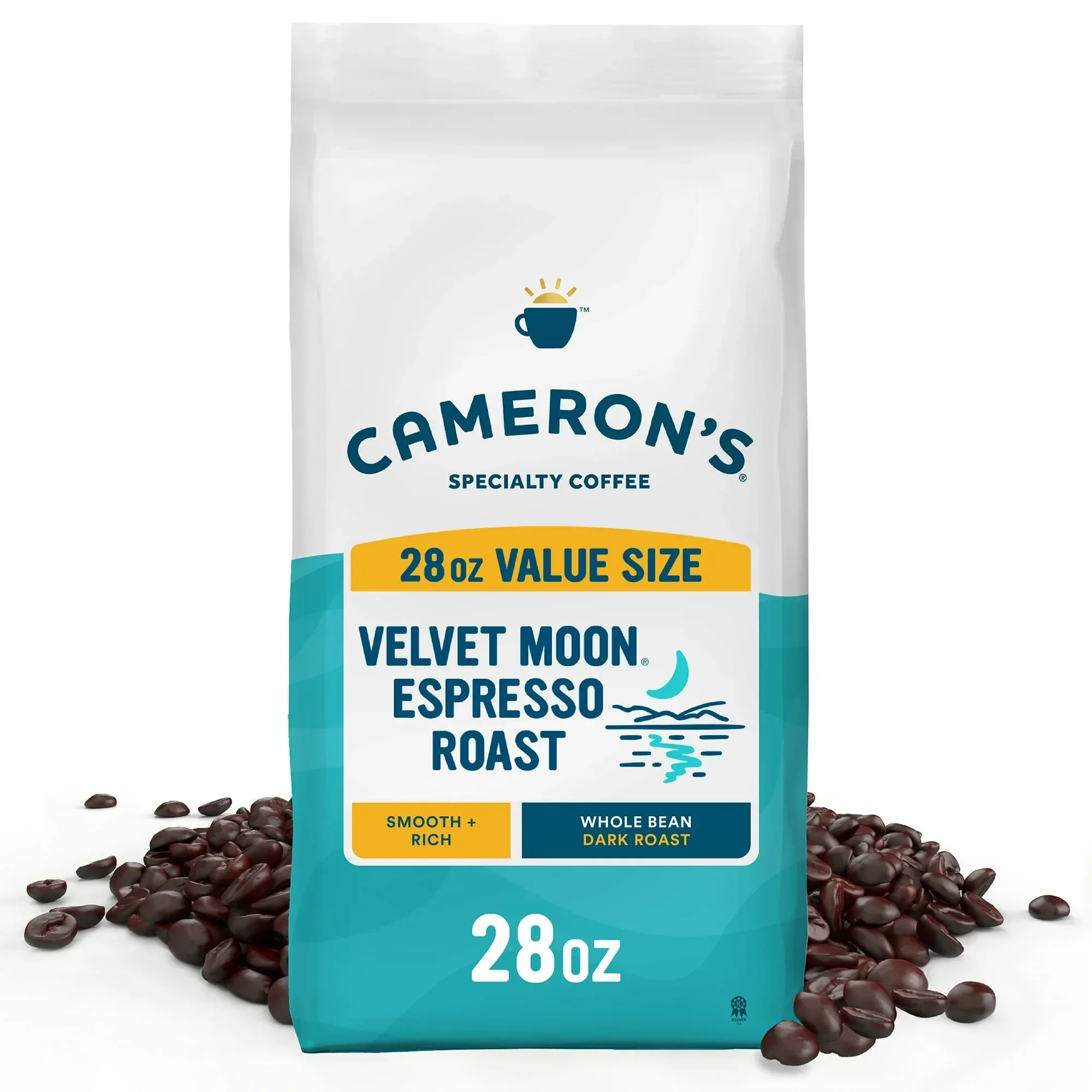 Cameron's Coffee Donut Shop Medium Roast Whole Bean Coffee - 28 oz - Image 14