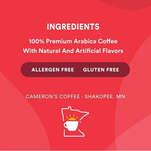 Cameron's Coffee Vanilla Hazelnut Flavored Naturally Caffeinated Keurig Pods, Light Roast, 24 Ct - Image 4