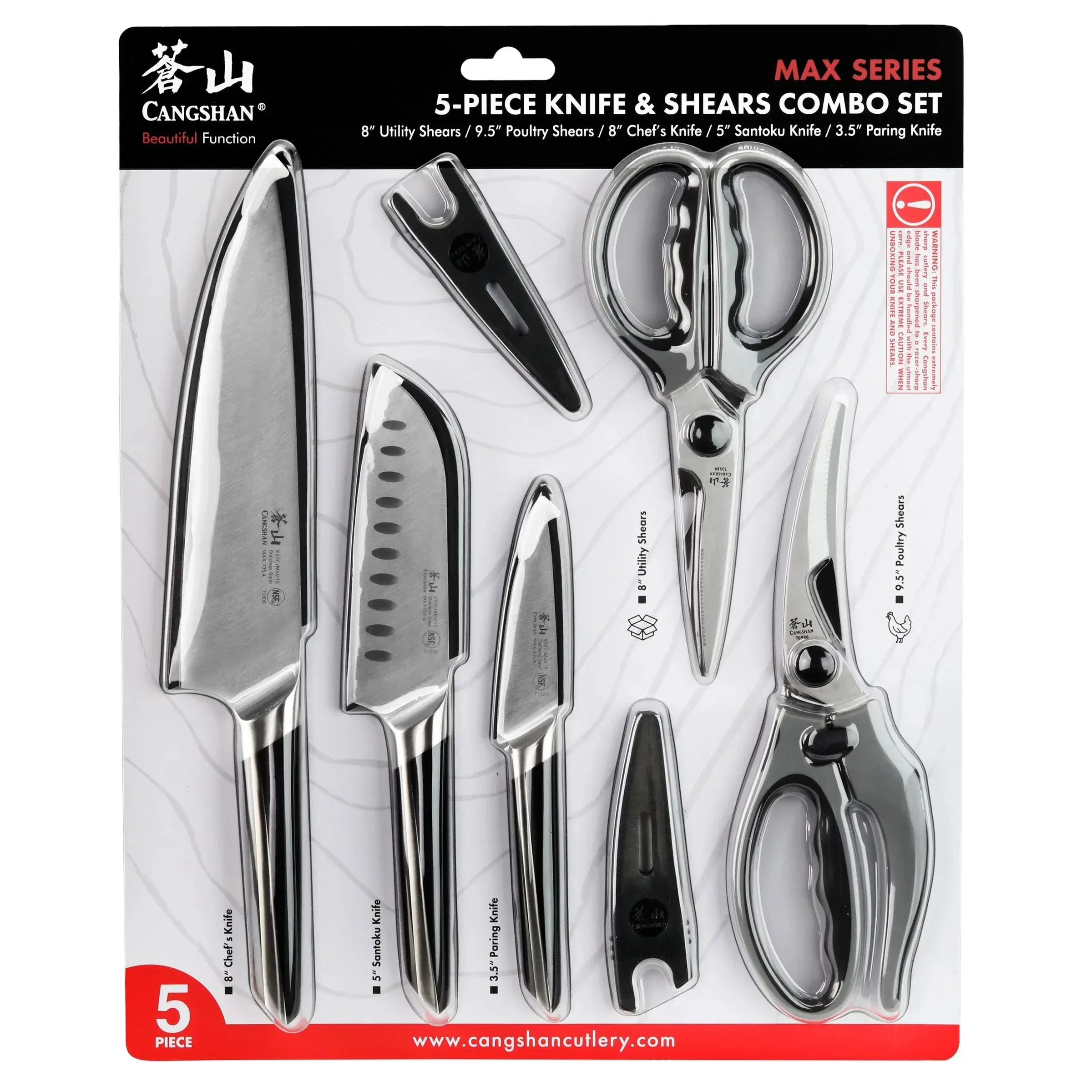 Cangshan Max Series 5-piece Starter Set - Image 7