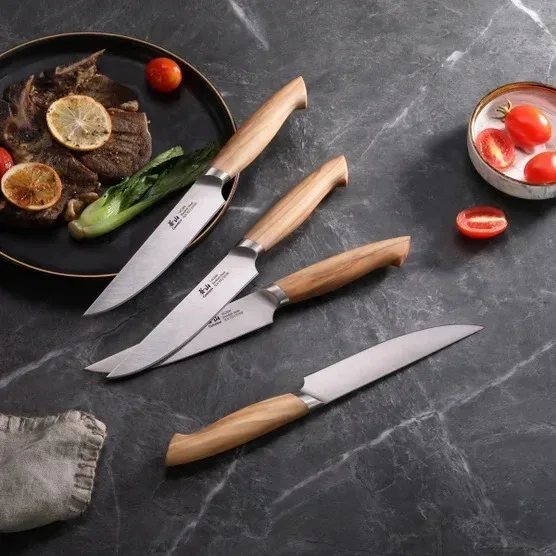 Cangshan Oliv Series Swedish Steel 4-piece Steak Knife Set - Image 3