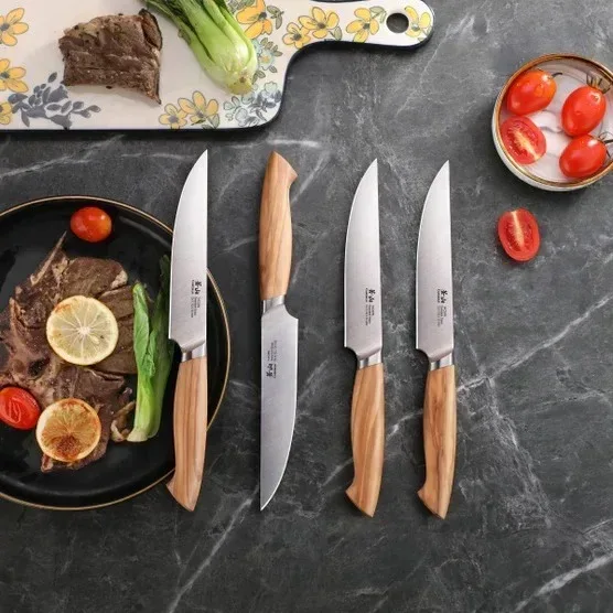 Cangshan Oliv Series Swedish Steel 4-piece Steak Knife Set - Image 6