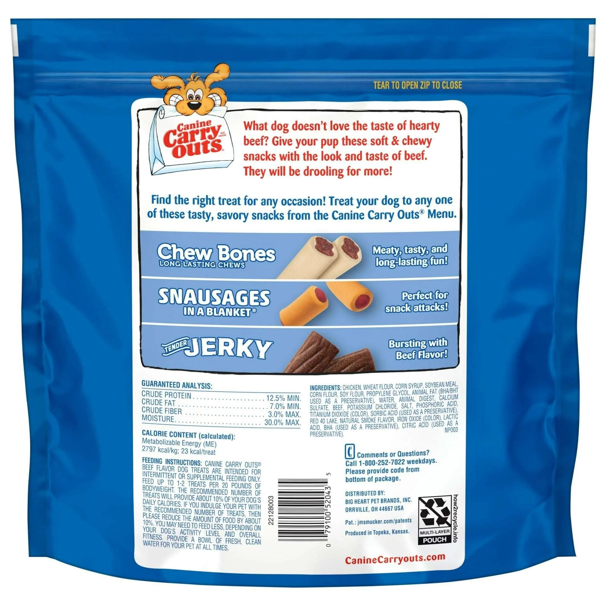Canine Carry Outs Beef Flavor Dog Treats - Image 16