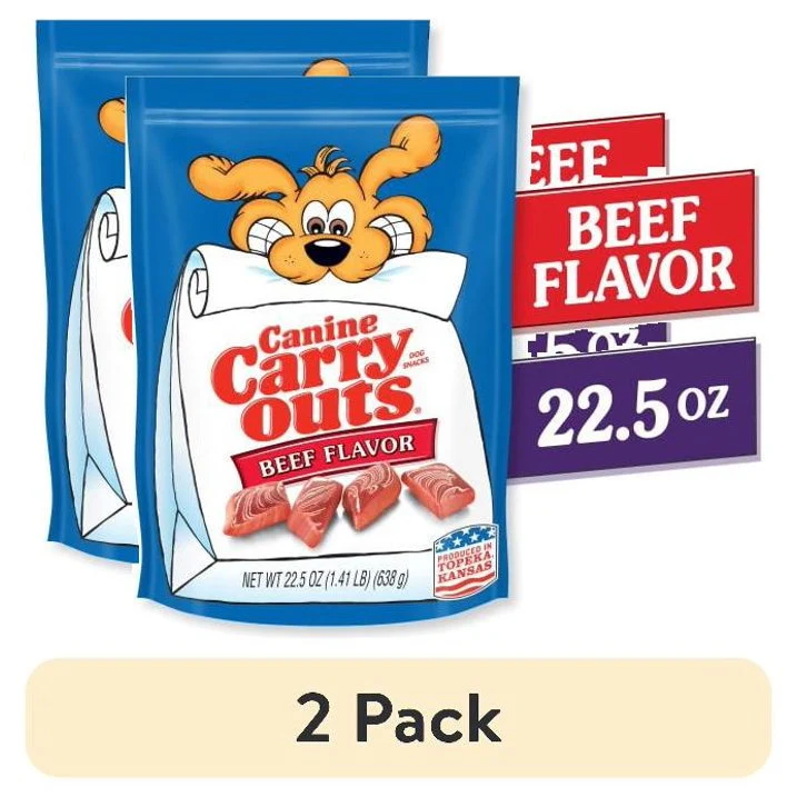 Canine Carry Outs Beef Flavor Dog Treats - Image 2