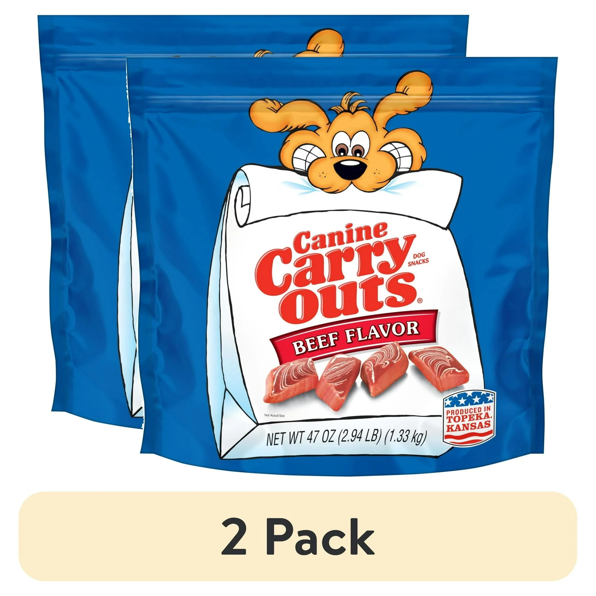 Canine Carry Outs Beef Flavor Dog Treats, 47oz Bag - Image 10