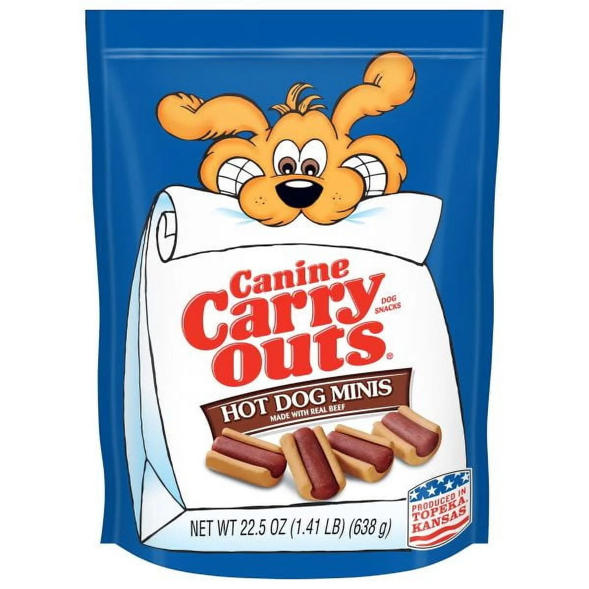 Canine Carry Outs Hot Dog Minis Dog Treats, 22.5oz Bag - Image 2