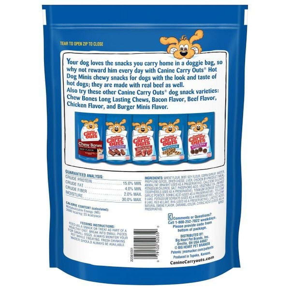 Canine Carry Outs Hot Dog Minis Dog Treats, 22.5oz Bag - Image 8