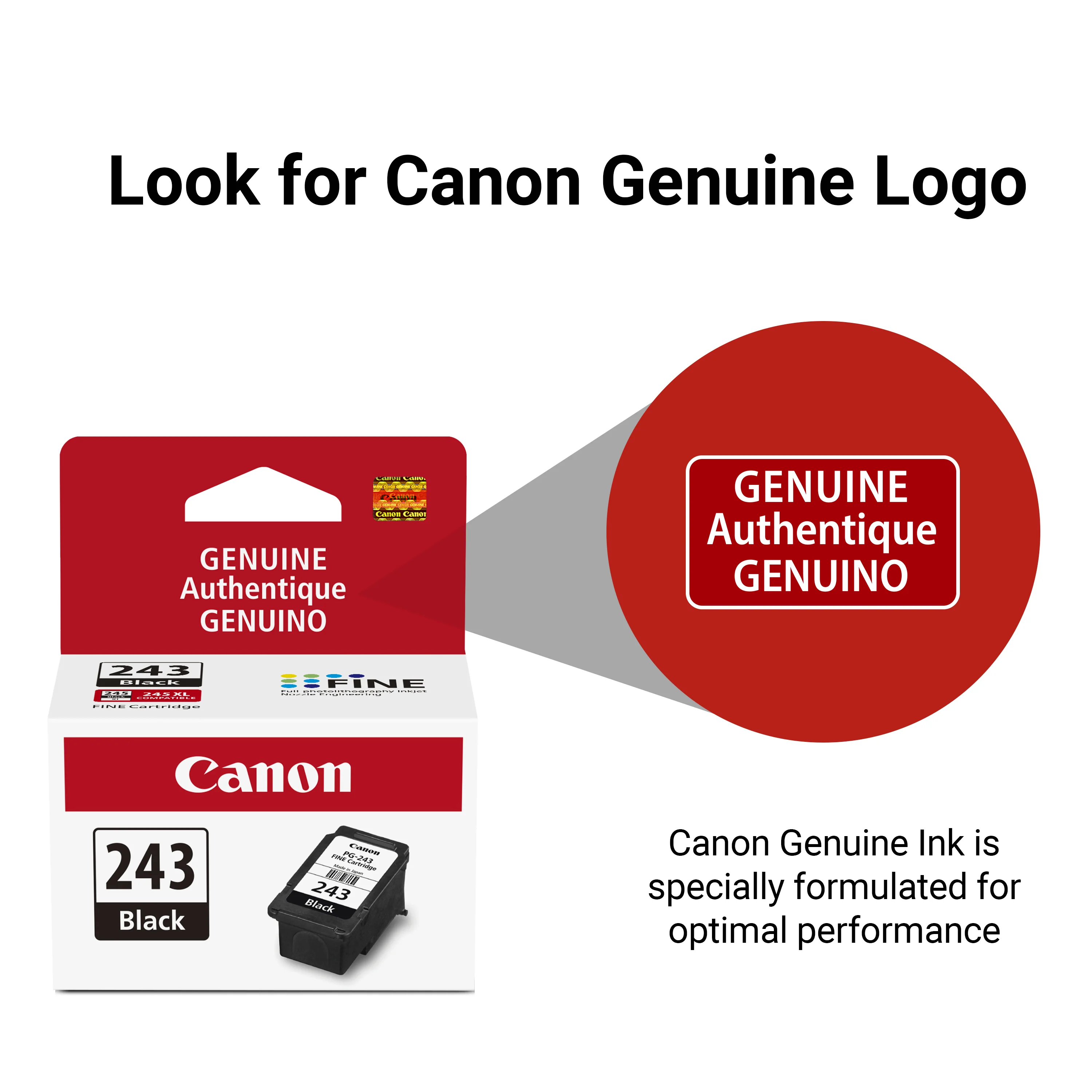 Canon PG-243 Black Ink Cartridge - Image 5