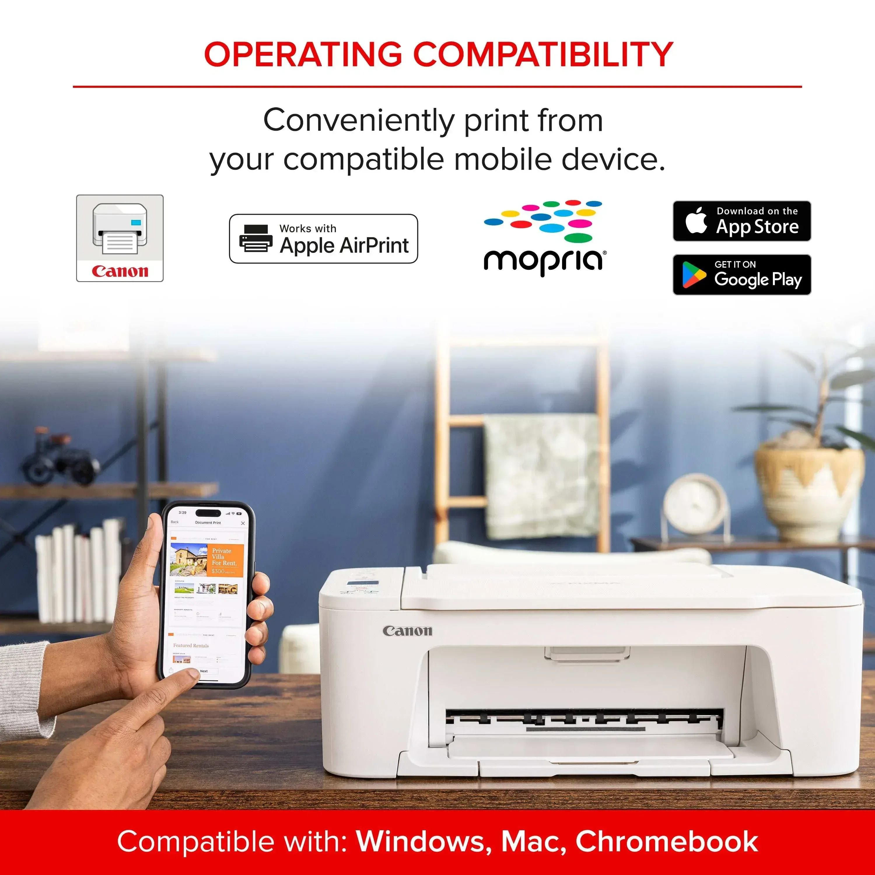Canon PIXMA TS3722 All-In-One, Wireless Inkjet Printer for Home Office - Image 5