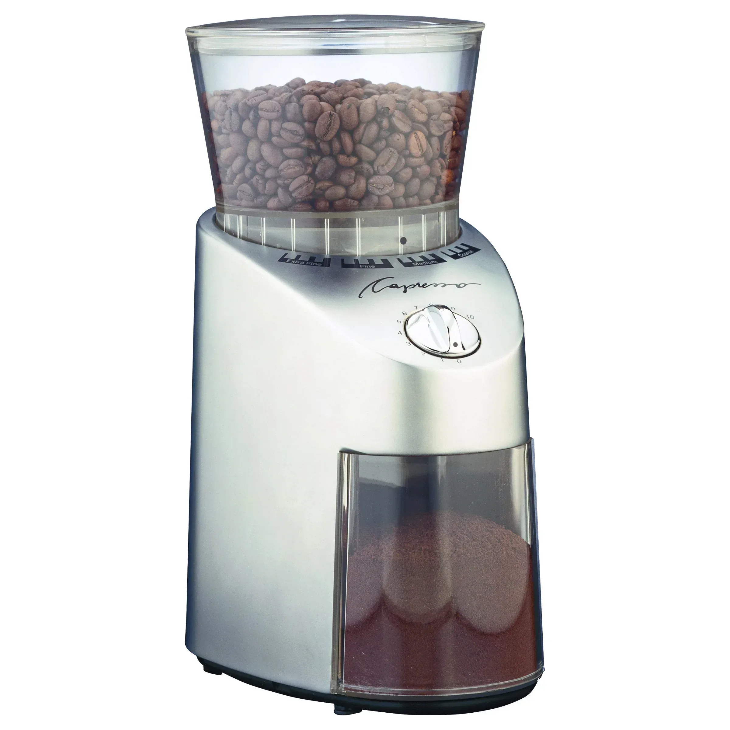 Capresso Metal Die-Cast Housing Conical Burr Coffee Grinder - Image 4