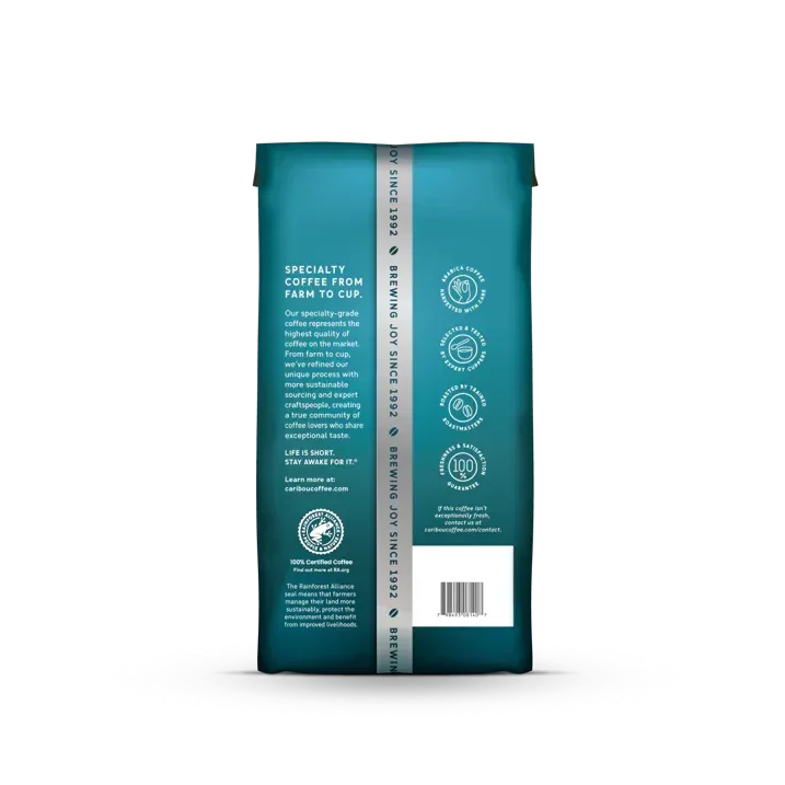 Caribou Coffee Mahogany Blend Premium Dark Roast Ground Coffee, Arabica, 12 oz - Image 5