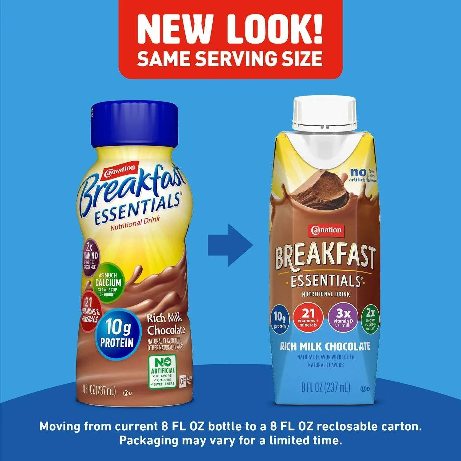 Carnation Breakfast Essentials Ready To Drink, Rich Milk Chocolate 8 oz., 24 pk. - Image 3