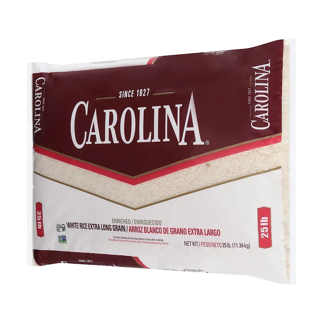 Carolina Enriched Extra Long Grain White Rice, 25 lbs. - Image 3