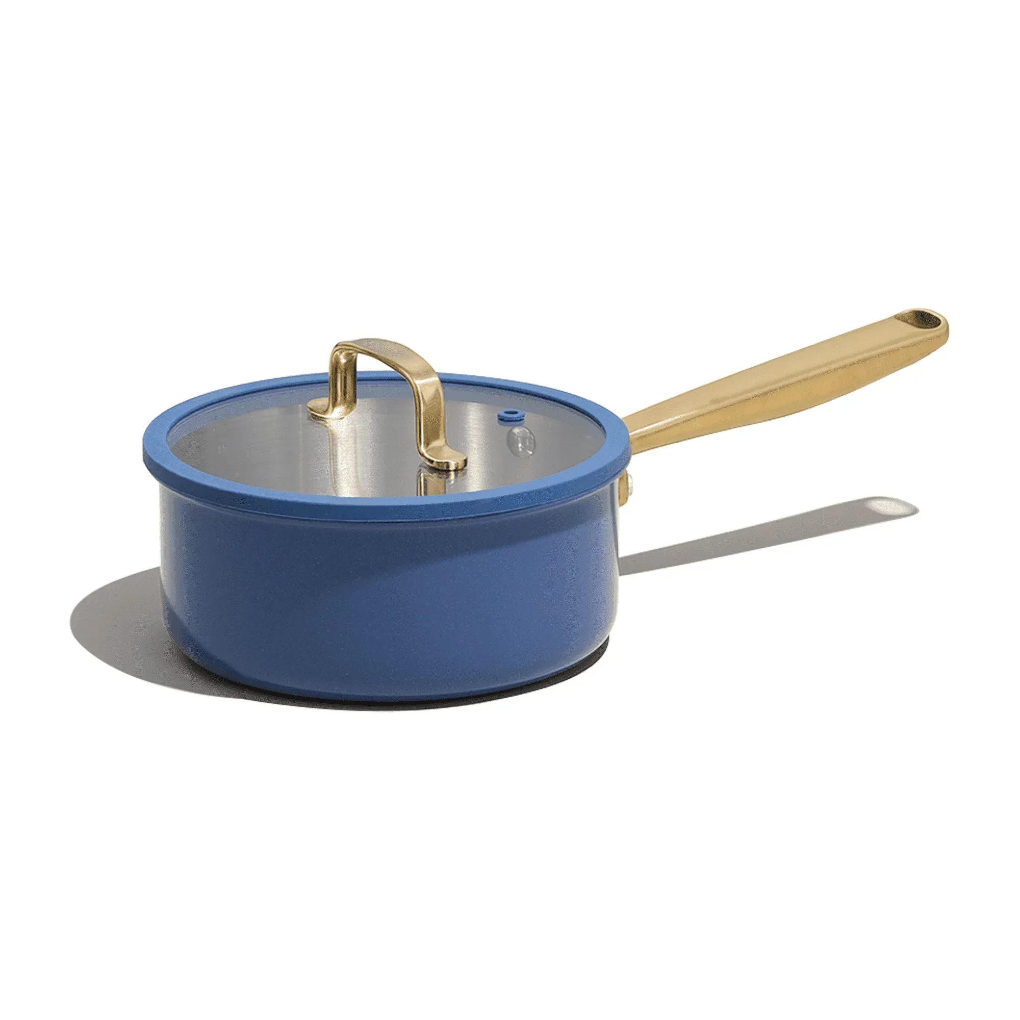 Carote 1.5QT & 3QT Tri-Ply Stainless Steel Saucepan Set with Lids, Small Induction Cooking Pot for Milk and Soup, Blue - Image 8