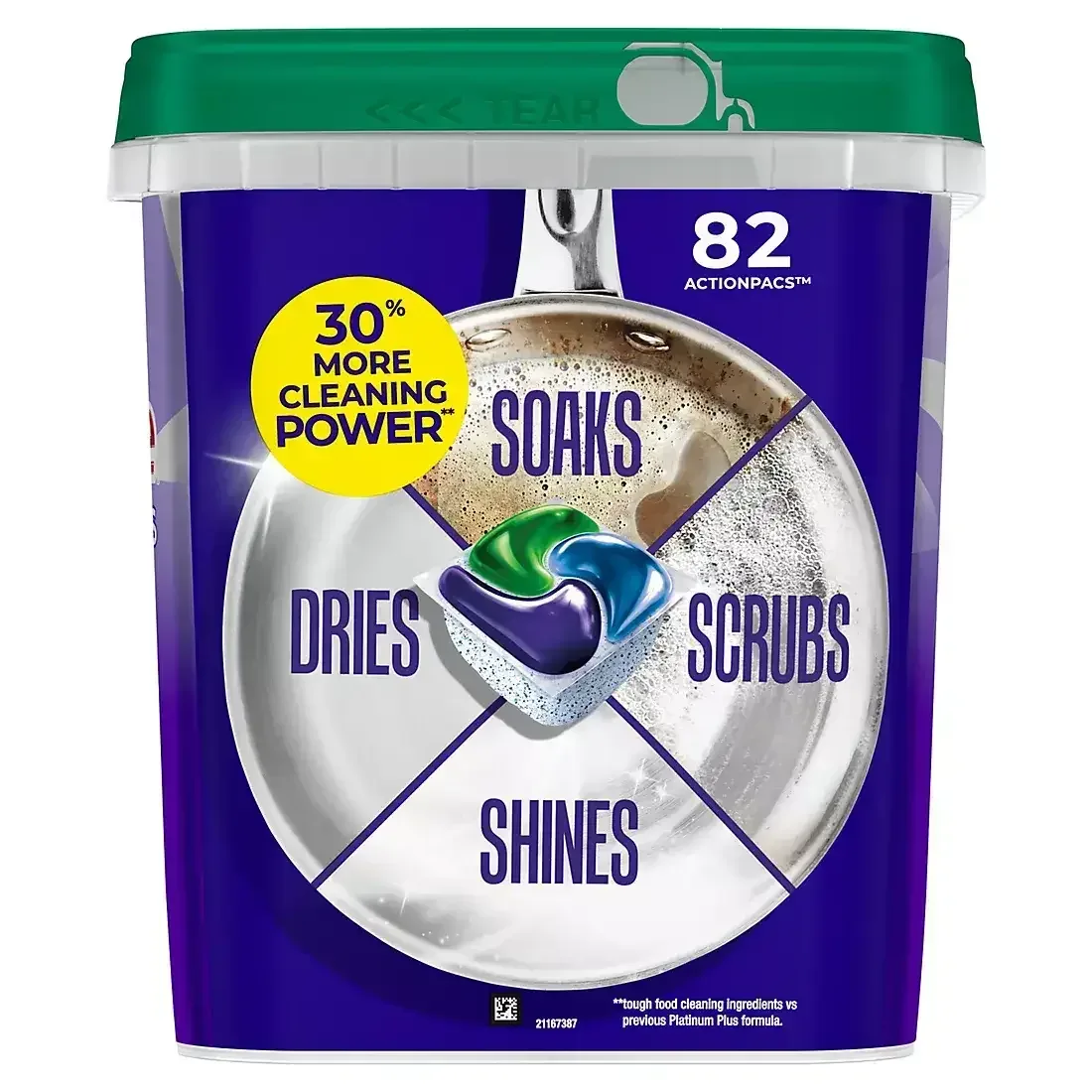 Cascade Platinum Plus Dishwasher Pods - Fresh Scent, 82 ct. - Image 2