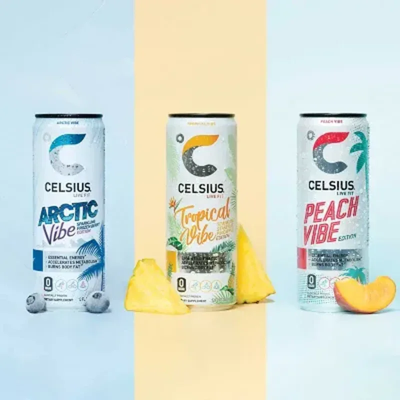 Celsius Essential Energy Sparkling Vibe Variety Pack 12 Fl. Oz., 18 Pk. - Image 3