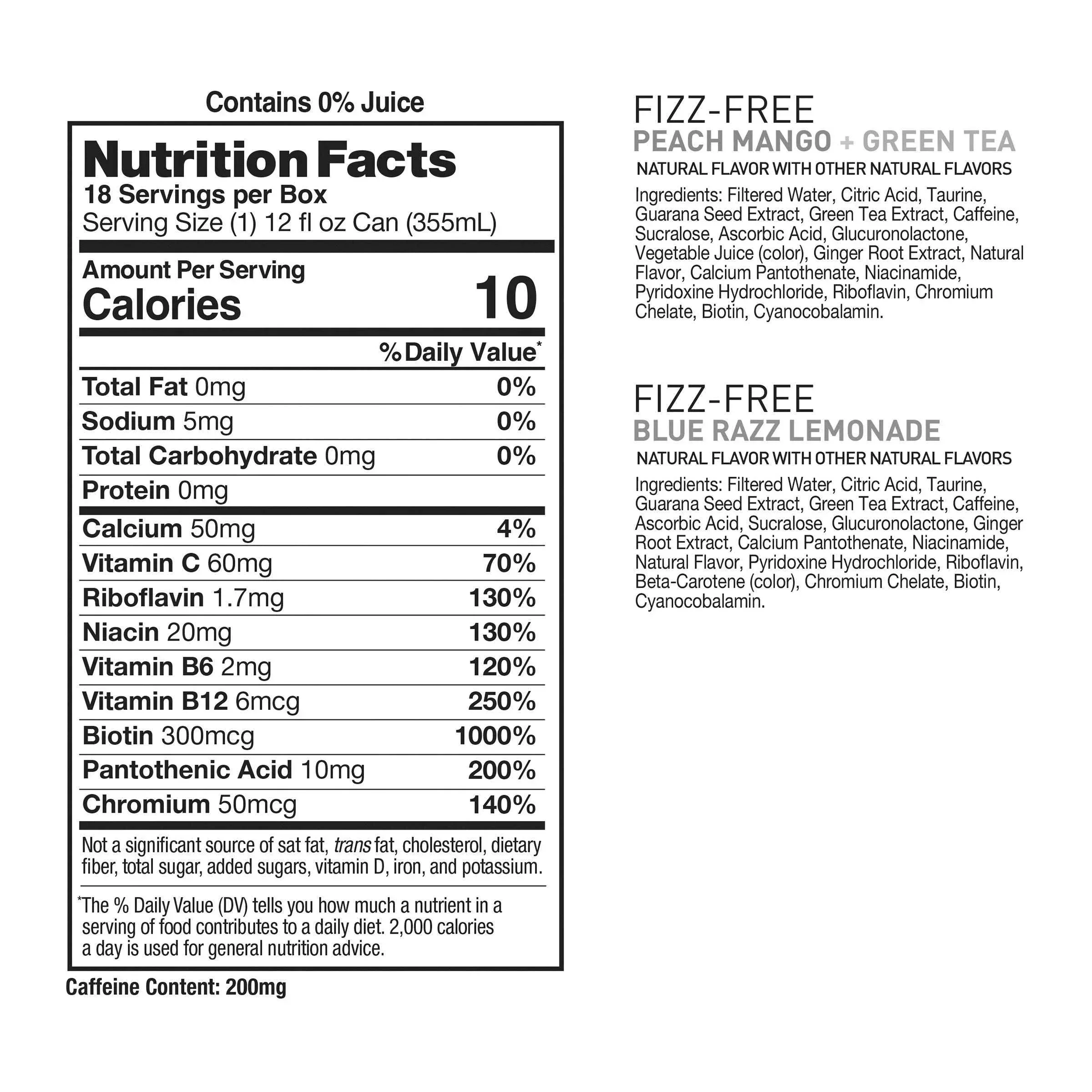 Celsius Fizz-Free Energy Drink, Variety Pack, 12 fl oz, 18-count - Image 4