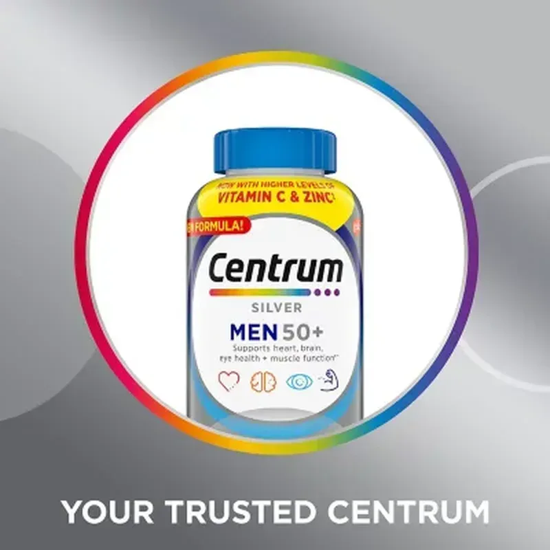 Centrum Silver Men 50+ Multivitamin Tablets (275 Ct.) - Image 3