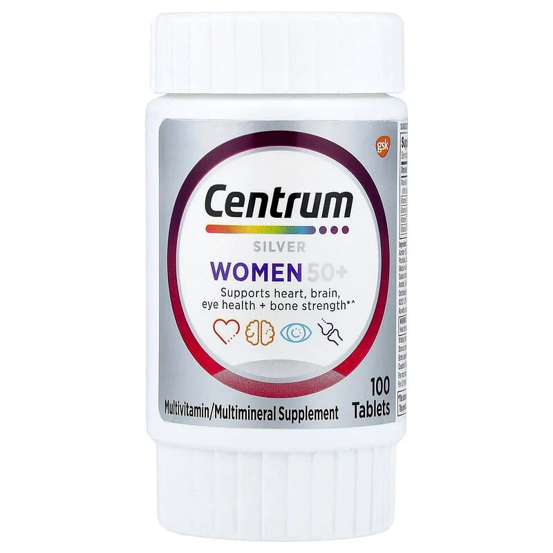 Centrum, Silver Women 50+ Multivitamin, 100 Tablets - Image 2