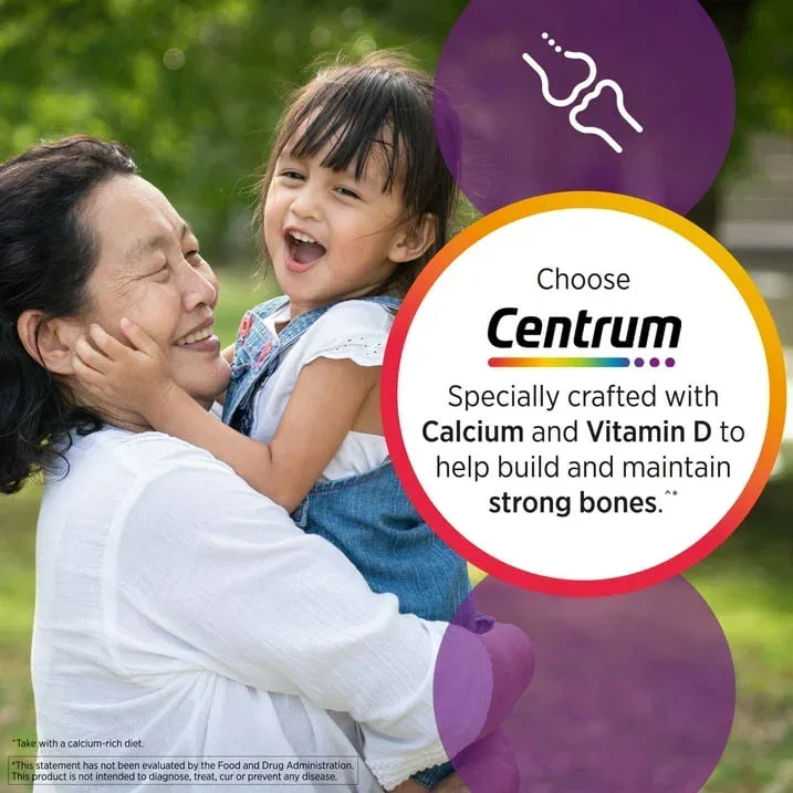 Centrum Women Multivitamin With Vitamins A, B, C, D3 & E With Iron, 100 Count - Image 5