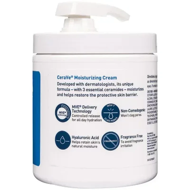 Cerave Daily Moisturizing Cream with Pump (19 Fl. Oz.) - Image 3