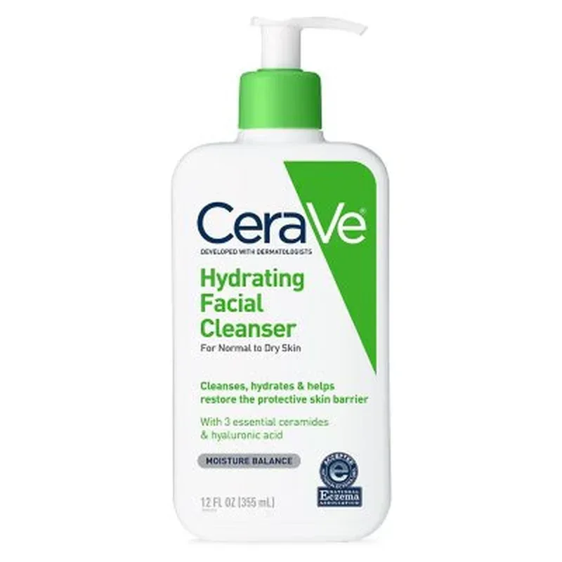 Cerave Hydrating Facial Cleanser, Normal to Dry Skin (12 Fl. Oz., 2 Pk.) - Image 11