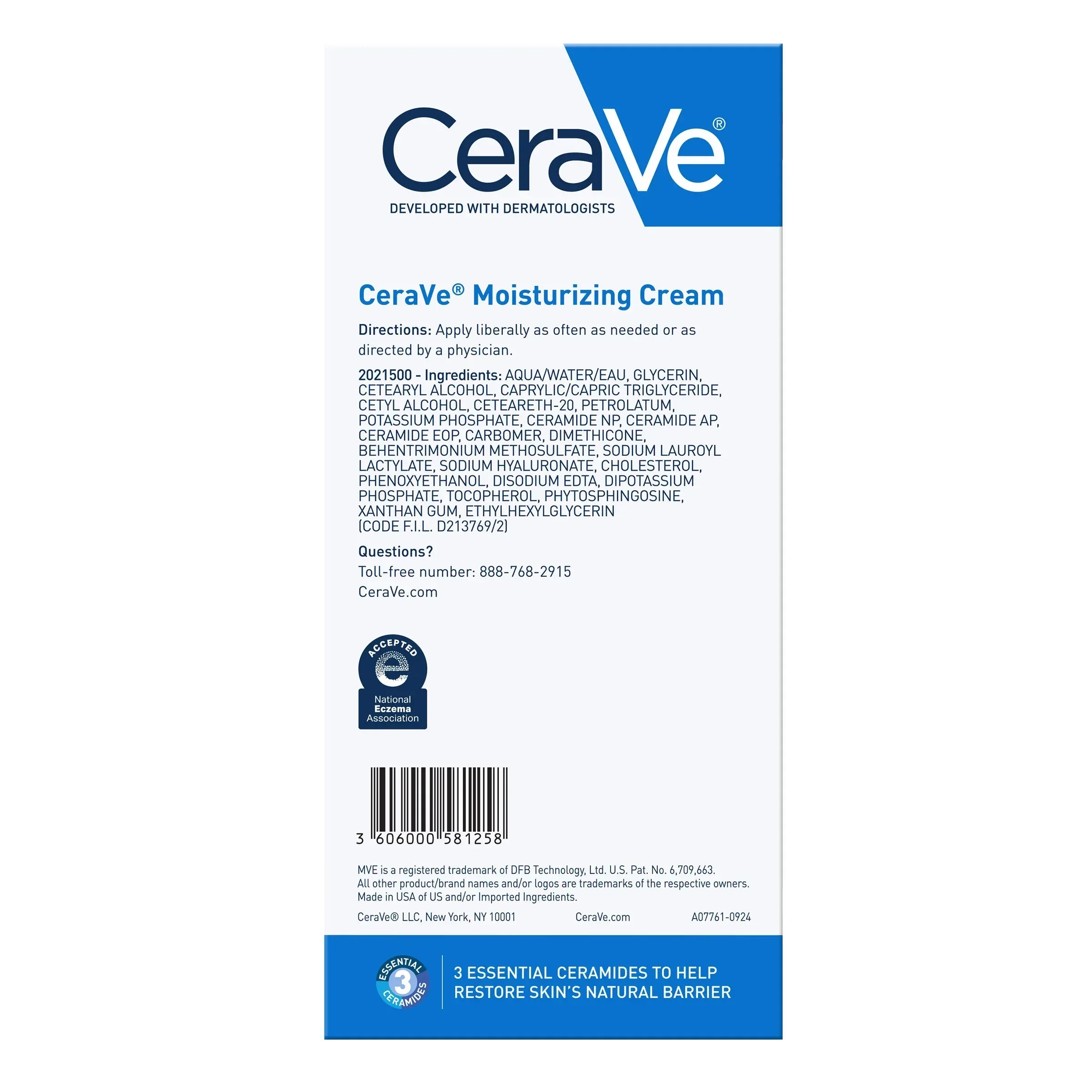 CeraVe Moisturizing Cream Interchangeable Multi-Pack, 16 oz Jar with Pump + 16 oz Jar - Image 2