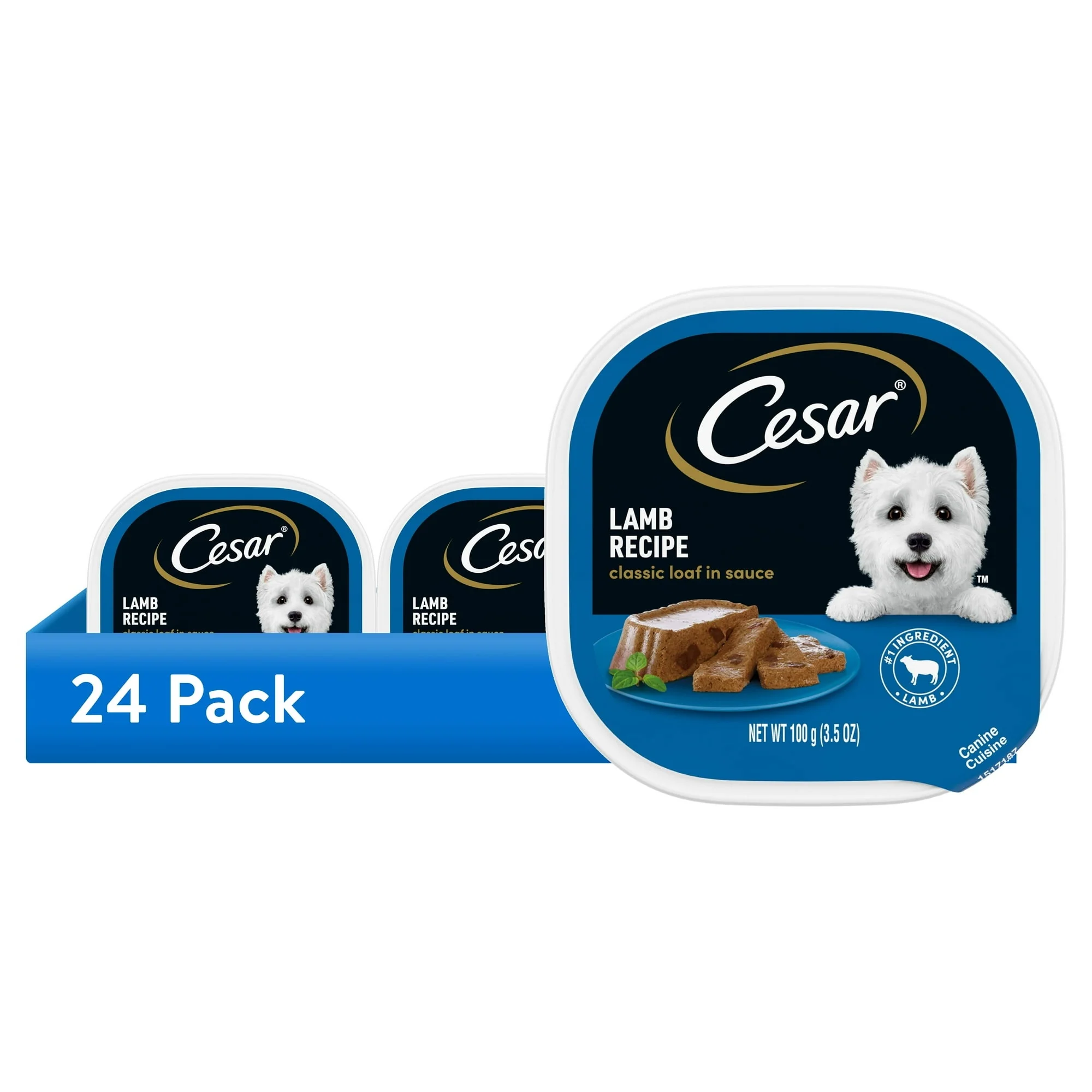 Cesar Classic Loaf In Sauce Lamb Recipe Wet Dog Food, 3.5 Oz - Image 13