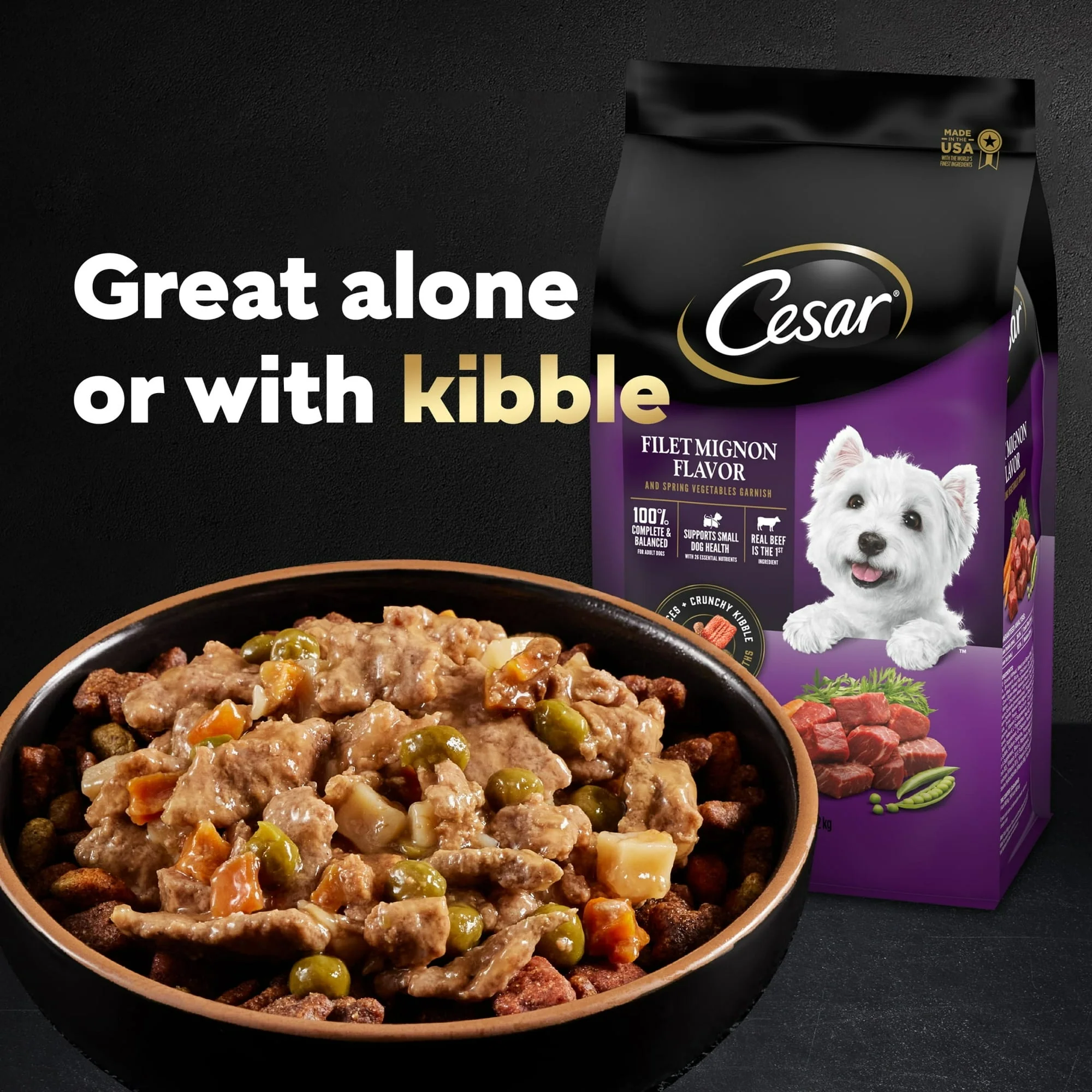 Cesar Home Delights Slow Cooked Chicken And Vegetables Wet Dog Food, 3.5 Oz Tray - Image 5
