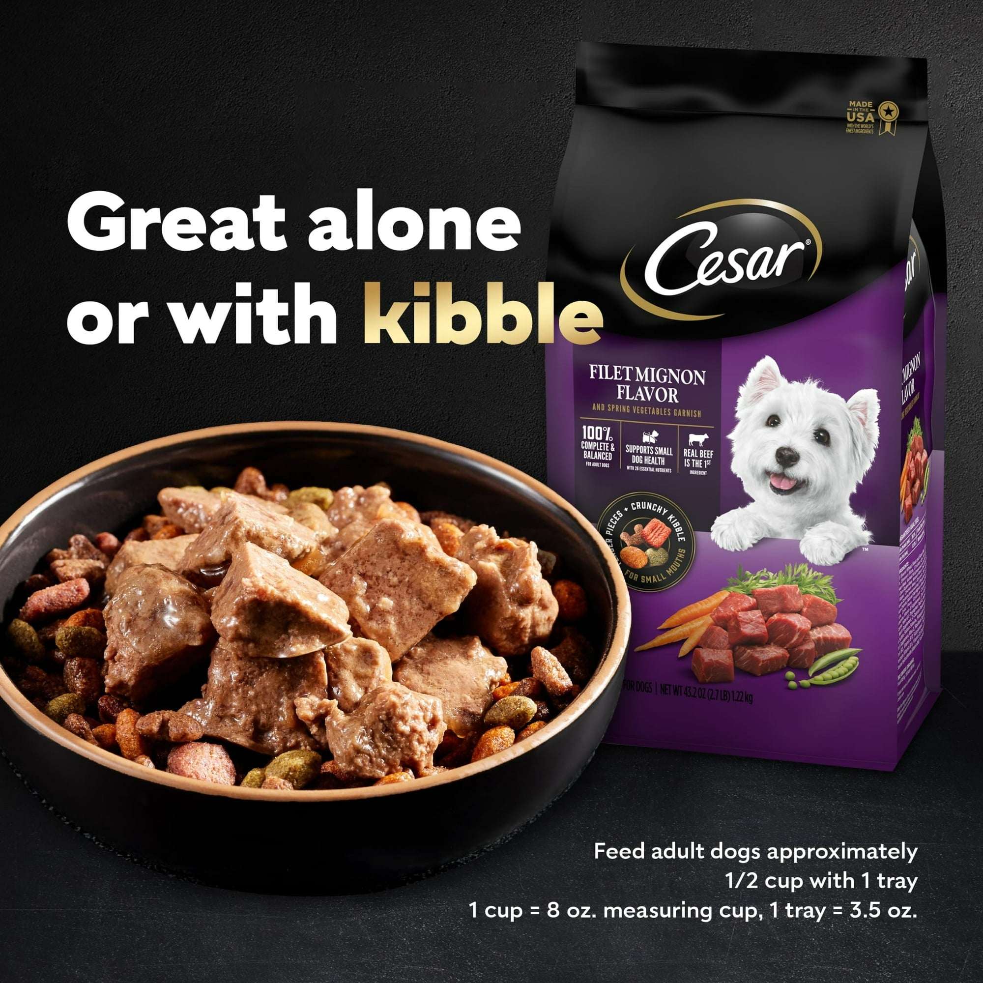 Cesar Loaf And Topper In Sauce Wet Dog Food Variety Pack, 3.5 Oz Trays (24 Pack) - Image 5