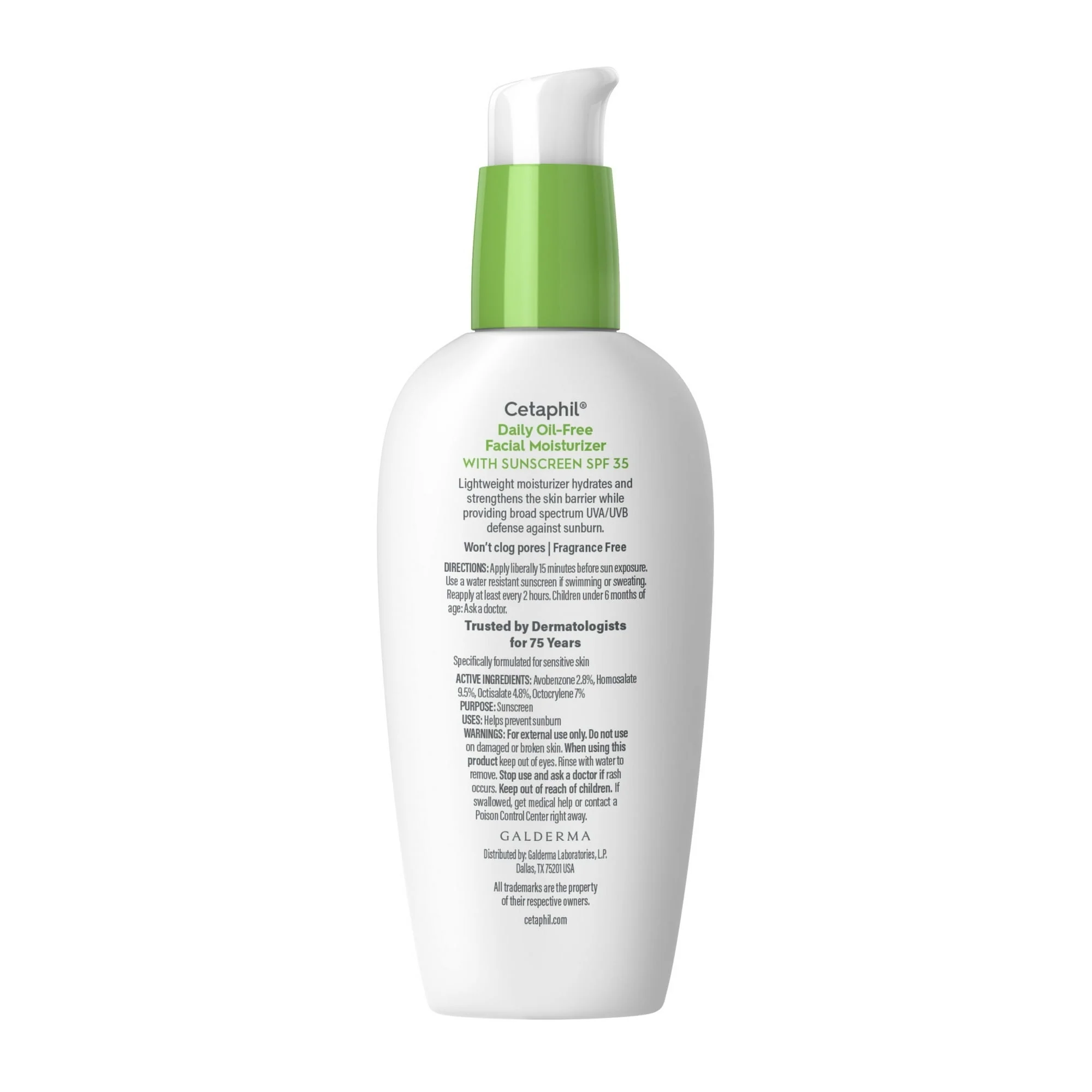 Cetaphil Daily Facial Moisturizer Lotion for Sensitive Skin Care, Broad Spectrum SPF 35, 3 fl oz - Image 6