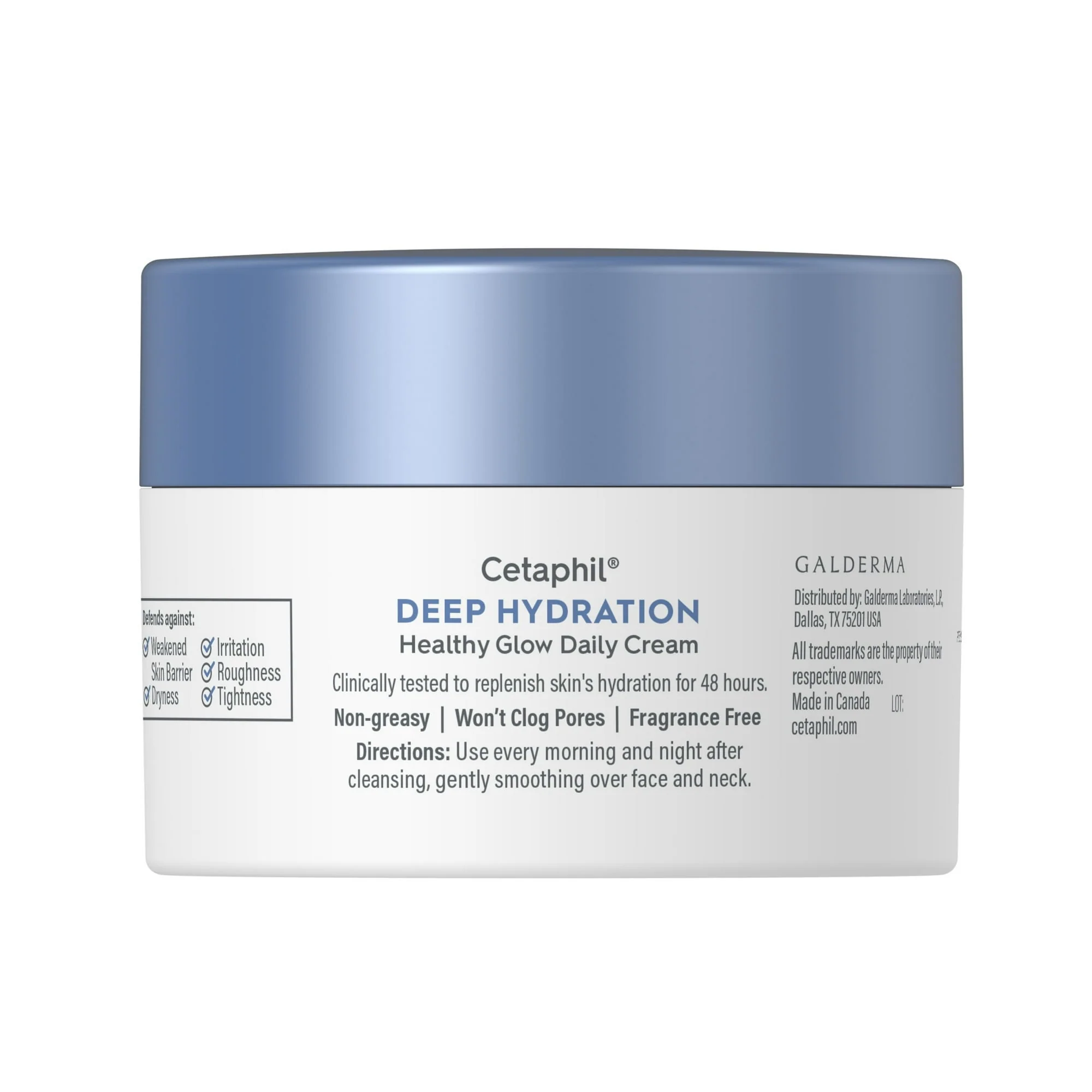 Cetaphil Deep Hydration Healthy Glow Daily 48 Hour Face Cream Moisturizer, 1.7 fl oz - Image 7