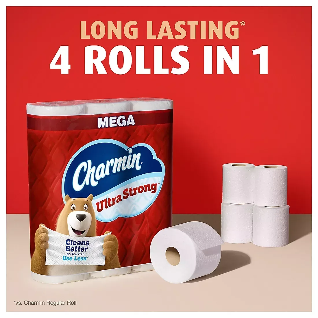 Charmin Ultra Strong Mega Roll Toilet Paper, 32 pk./220 sheets per roll - Image 5