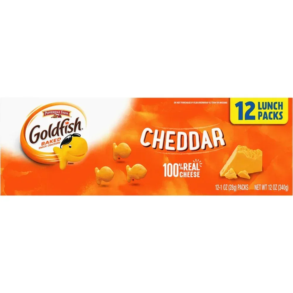 Cheddar Cheese Crackers, Snack Packs, 1 Oz, 12 CT Multi-Pack Tray - Image 7