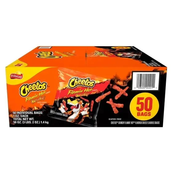 Cheetos Crunchy, Flamin' Hot, 1 oz, 50-count - Image 2