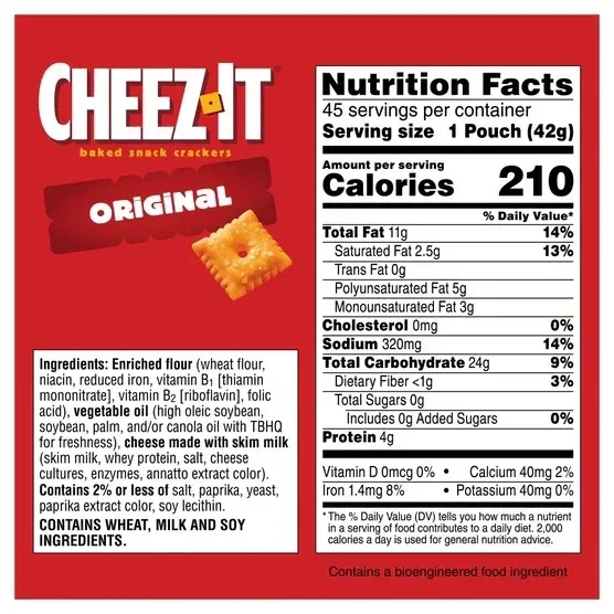 Cheez-It Crackers, Cheddar, 1.5 oz, 45-count - Image 3