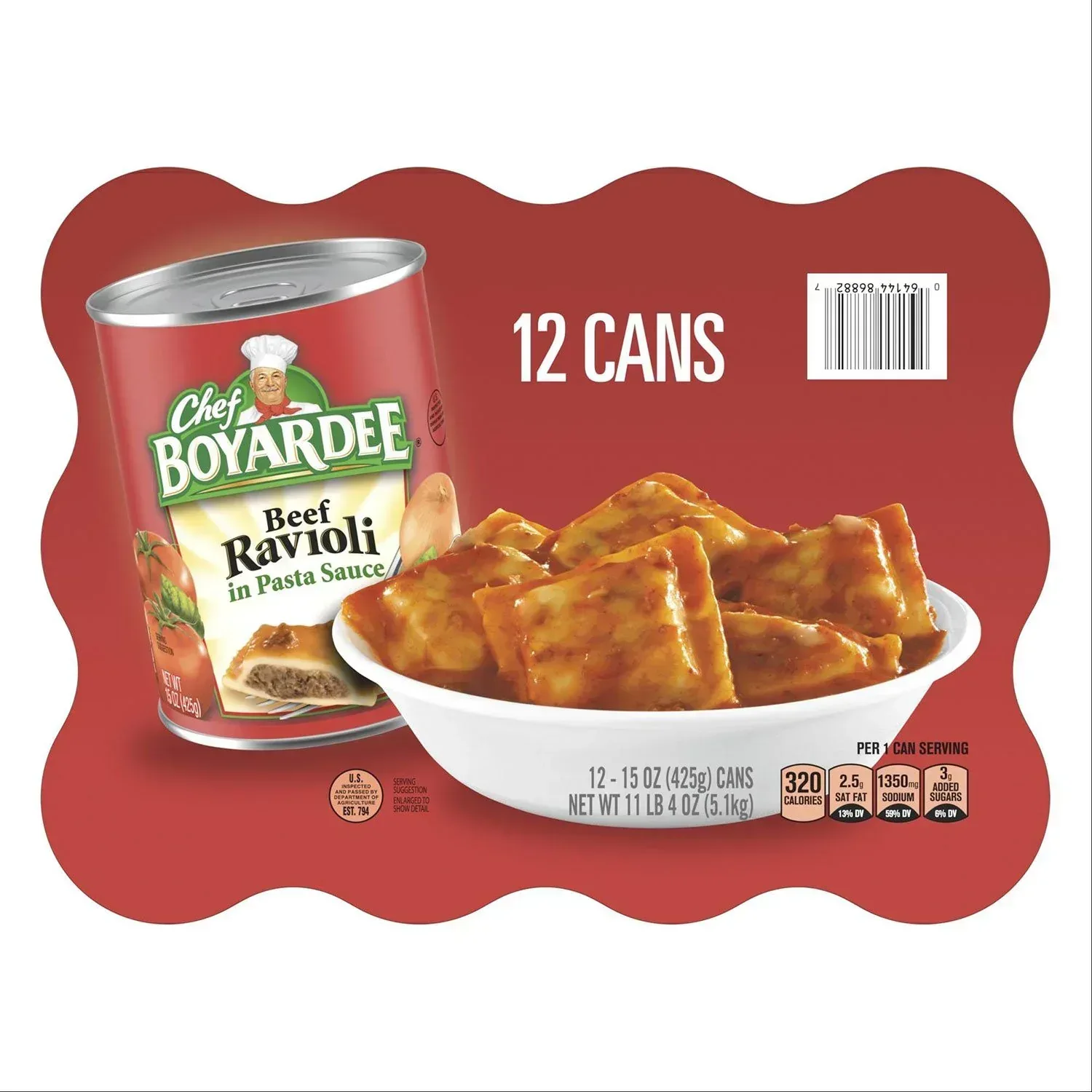 Chef Boyardee Beef Ravioli 15 oz., 12 pk. - Image 6