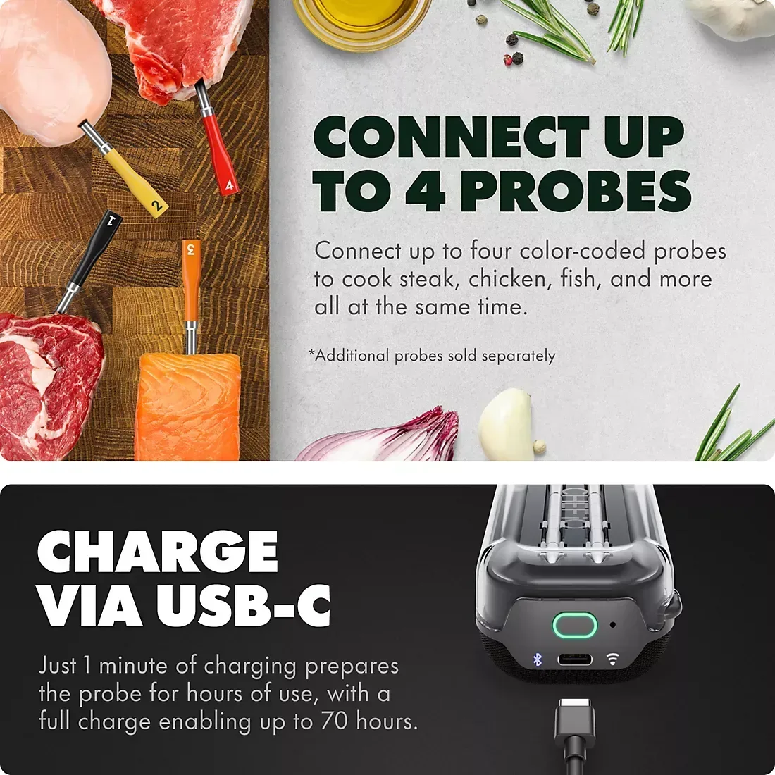 Chef iQ Sense Smart Wireless Meat Thermometer - Image 2