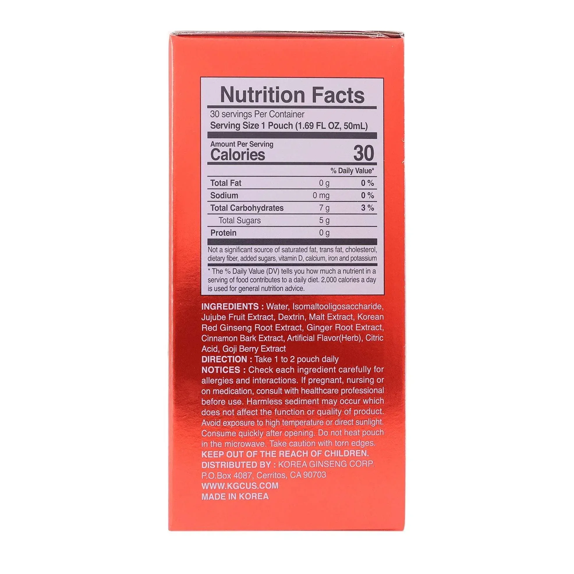 CheongKwanJang Hong Sam Won Red Ginseng Drink, 1.69 fl oz, 30-Count - Image 4