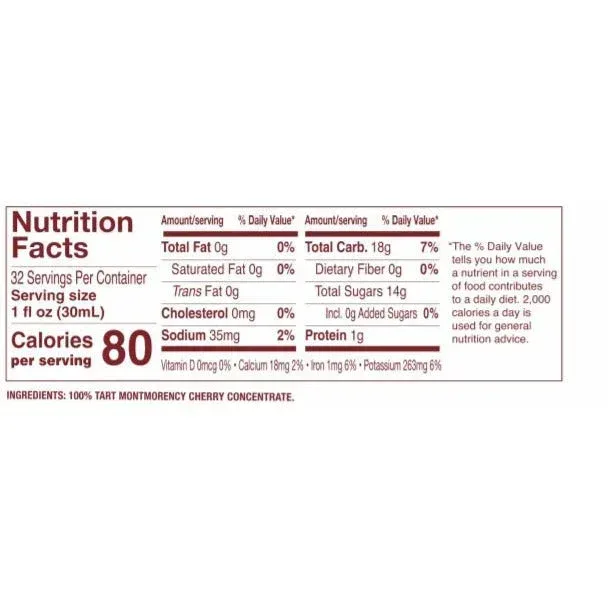 Cherry Bay Orchards Tart Cherry Concentrate 32 fl. oz., 2-pack - Image 2