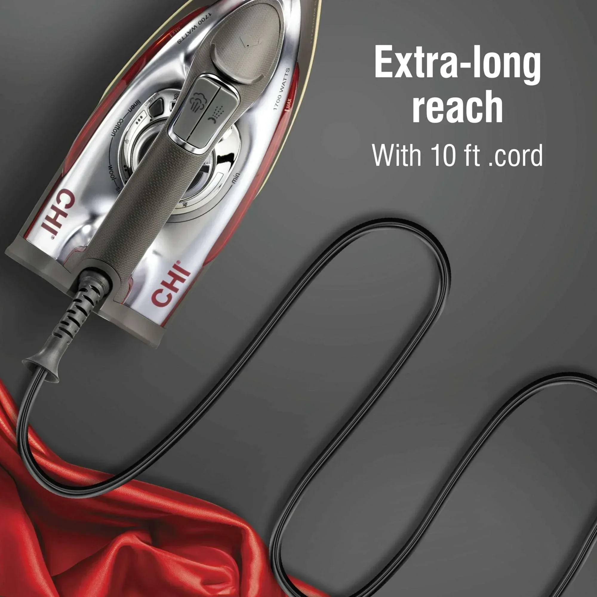 CHI Professional Iron, Titanium-infused Ceramic Soleplate, 13101 - Image 6