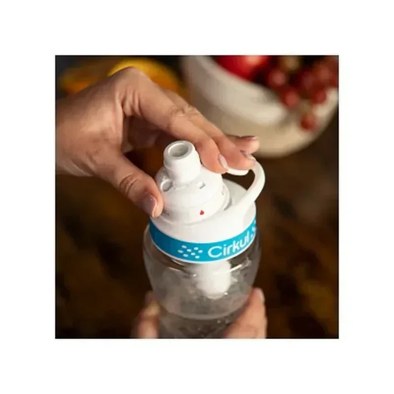 Cirkul 22-Oz. Plastic Water Bottle Starter Kit with Blue Lid + 6 Flavor Cartridges - Image 11