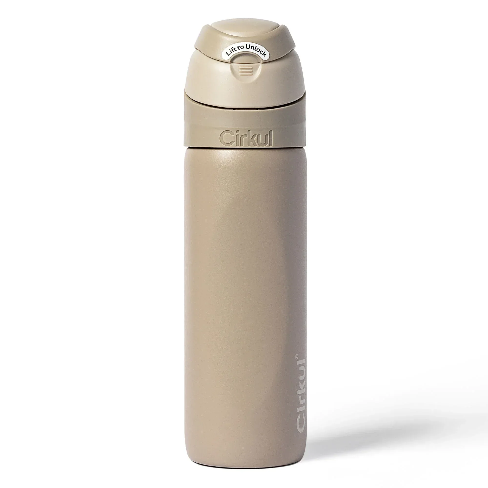Cirkul 26oz StrawSip Flip Water Bottle, Stainless Steel, Double Wall Insulated, Charmed (Coral) - Image 16