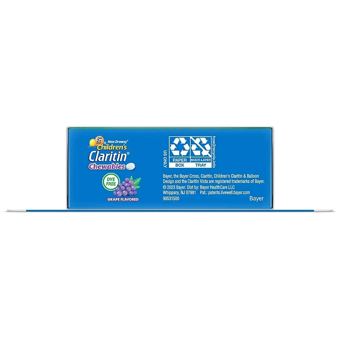 Claritin Children's 24 Hour Chewables, Grape Flavor, 5mg Tablets, 80 ct. - Image 4