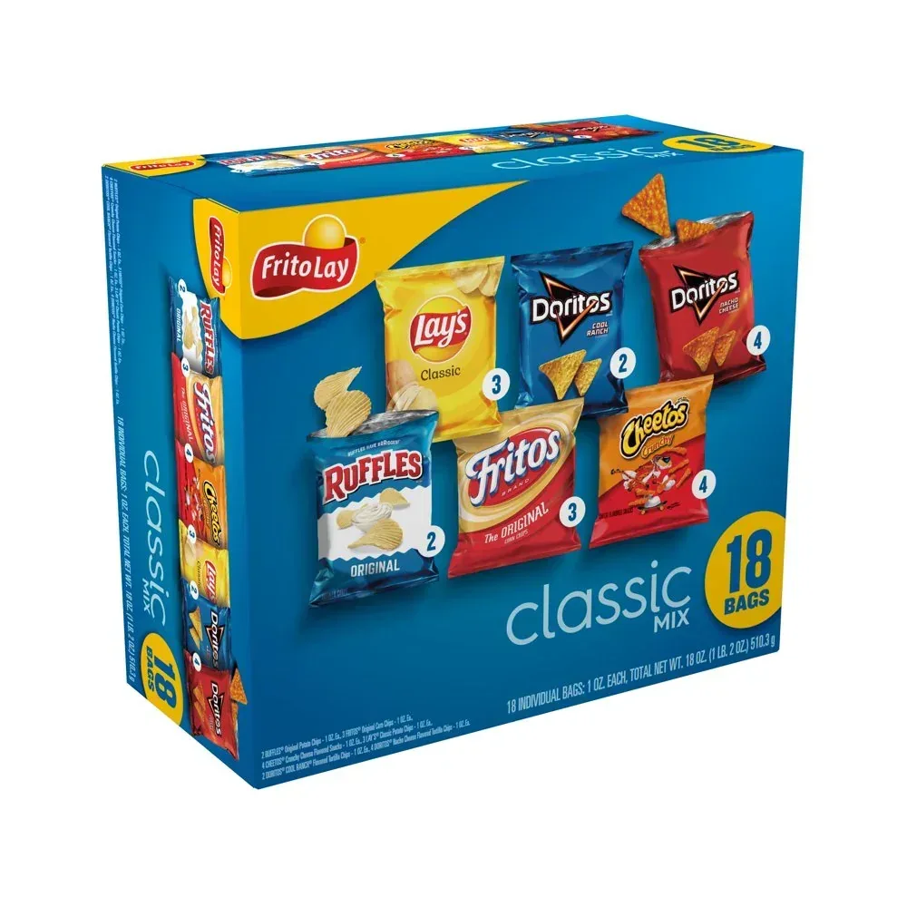 Classic Mix Variety Pack Snack Chips, 1Oz Bags, 18 Count Multipack (Assortment May Vary) - Image 3