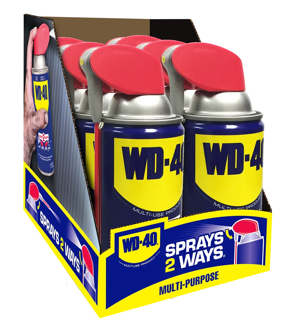 Classic WD-40 Formula, Multi-Purpose Lubricant Spray Smart Straw, 8 oz, Machine & Tool Lubricant - Image 7